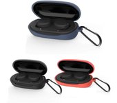 Estuche Sony compatible con WF-XB700, con gancho para evitar caídas, suave gel de sílice, deportivo, fresco, resistente a golpes [HVUYAL] azul