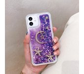 Funda de silicona líquida Sandstone para Samsung Note20, con un diseño dinámico y una protección superior para los modelos A34, A33 y A23. Samsung A6 púrpura/transparente