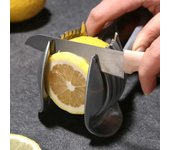 Cortador de limón y naranja de acero inoxidable para cocina, cortador de tomates, cortador de frutas, cortador de cebollas, accesorio de cocina