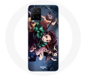 Coque pour Vivo Y21s 2021 / Y21 2021 Tanjiro Nezuko et Inosuke Slayer Kimetsu no Yaiba Manga