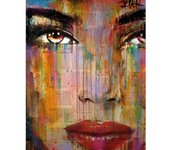 Loui Jover cerca y lejos Póster 50cm x negro