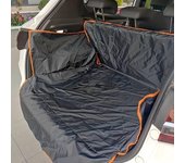 Alfombrilla para maletero de coche para mascotas: tela duradera, impermeable y resistente a los arañazos, almohadilla de viaje para perros y gatos negro