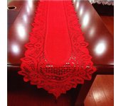 Tapete de mesa Diseño de sensación de encaje Colores suaves al tacto 2 Protector de mesa de comedor para