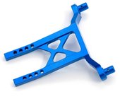 Reemplazo de postes de montaje de carrocería delantera y trasera de aluminio para 1/18 TRAX4 LaTx Teton Desert Prerunner SST, azul