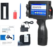 Impresora de mano Impresora de inyección de tinta portátil Impresora de códigos de inyección de tinta de alta definición con LED de 4,3 pulgadas EU