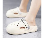 Zapatos casuales y versátiles con agujeros para niños, zapatillas antideslizantes para bebés, sandalias con suela blanda para niños y niñas 26/27 color rosa