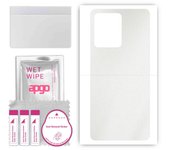 apgo Protective Skin Sticker for the back compatible with Vivo V23 Pro, Wrap Film, Foil, Vinyl - Pattern Matte Transparent
