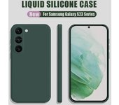Funda de silicona original oficial para Samsung Galaxy S24 S23 S20 S21 S22 Ultra FE Plus A54 A73 A53 4G 5G Funda blanda For Galaxys S23 FE