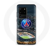 Coque Samsung Galaxy S20 Ultra psg logo stade nuit tour eiffel