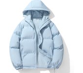 Chaqueta de algodón para hombre, abrigo de invierno nuevo, holgado, con capucha, de algodón, abrigo grueso y cálido para hombre M
