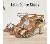 Mujer Tango Salón Latino Vals Baile Niñas Zapatos de Fiesta Tacón Alto 7CM 34 negro