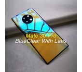 Vidrio transparente para Huawei Mate 10 20 30 Pro puerta trasera de batería con lente de cámara 10-Transparent