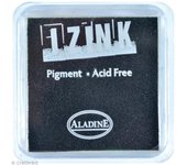 Encreur à pigment Izink Aladine - 36 coloris - 3,5 x 3,5 cm Encreur Izink Aladine, - Couleur : Noir (Black) - Encre très pigmentée,