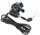 ¿MI?Acelerador de pulgar para bicicleta con pantalla LCD, interruptor de encendido y apagado de voltaje de batería digital para vehículo eléctrico