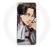 Coque pour Oppo A74 5G Manga Attaque des Titans Levi Ackerman Poster