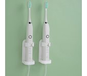 Soporte impermeable para cepillo de dientes eléctrico de pared con desagüe ABS material