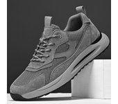 Zapatillas de deporte de verano de moda para hombre, zapatos casuales con cordones transpirables para hombre, nuevos zapatos de trekking cómodos, zapatillas ligeras para el tiempo libre 39