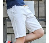 Pantalones cortos de playa casuales de algodón para hombre: largo medio, 5 puntos, diseño de una sola pieza XXXXL azul oscuro