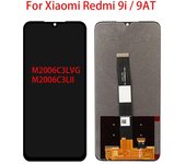 Pantalla LCD de 6,53 pulgadas para Xiaomi Redmi 9i 9AT M2006C3LVG pantalla LCD de montaje de digitalizador con pantalla táctil de repuesto For Redmi 9i negro