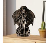 Estatua de diosa, arte artesanal, adorno de mesa para estantería, entrada y armario.