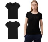 Camisa 4F para mujer Negro profundo 4FSS23TTSHF583 Xs XS negro