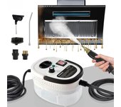 Limpiador de vapor de alta presión de 2500W, Limpiador de vapor portátil de alta temperatura para limpieza del hogar, cocina, baño y coche AU Plug