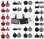 Pastillas de freno semimetálicas de disco hidráulico para bicicleta de montaña, 2 pares, para Shimano SRAM AVID HAYES Magura ZOOM, pieza de bicicleta 01B