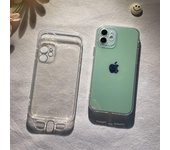 Funda de silicona transparente para iPhone 11-16, diseño pintado iPhone 16 Pro Max