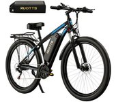 DUOTTS C29 Bicicleta eléctrica 750W Bicicleta de montaña 2*48V 15Ah Baterías 50km Alcance 50 km/h Velocidad máxima Shimano 21 velocidades C29 negro