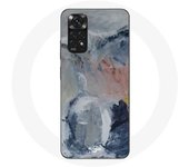 Coque pour Xiaomi Redmi Note 11 4G Fond de texture abstraite gris