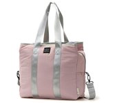 Bolsa de deporte de gran capacidad para desplazamientos diarios con bolsa de cordón para zapatos SN Grande Box Balanced A 1422 Rosa [Rootote] y para mujer color rosa