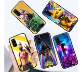 Funda negra para Xiaomi Poco X6 X4 M5 M6 F5 F6 C65 C55 C50 C51 C40 Pro Redmi 14C A3X 13C 12C 11T 10A 9C Note 7 6 8A Plus F-94 Fortnite Juego divertido Xiaomi 11T capri