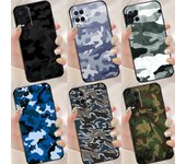 Funda de teléfono con camuflaje militar del ejército para OPPO A53 A5 A9 A31 2020 para OPPO A53S A52 A72 A54 A74 A94 A1K A15 A83 A91 OPPO A1K