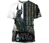 Camisetas gráficas de arte egipcio antiguo Y2K Clothing, prenda de verano con el ojo de Horus, dios gótico genial, camiseta de gran tamaño con estampado 3D S