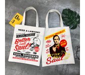Better Call Saul Shopper Bags, bolso de compras, bolso de mano, bolso de hombro para programa de televisión, bolsos de lona, ​​bolso universitario de gran capacidad 24*26cm