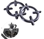 1 Uds. Placa de cocina de hierro a Gas, soporte para cafetera Moka, soporte de anillo reductor