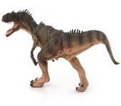 Figura de dinosaurio SanDoll, modelo realista del período Jurásico, 20 cm, clase reptil, impresionante juguete carnívoro, regalo de exhibición para niños. (Allosaurus  Marrón ) marrón