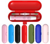 Funda protectora para cepillo de dientes eléctrico Oral-B, para senderismo, viajes y acampadas. blanco