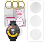 3x apgo Hydrogel Screen Protector for Xiaomi Watch S1 Active, Hydrogel Film, with positioning layer easy installation
