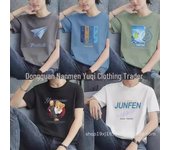 Camiseta de manga corta grande para hombre - Estilo urbano informal Clearance men's T-shirt