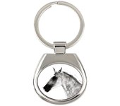 Barb Horse - keychain with a horse, keychain with a print, personalized pendant from the Art-Dog brand plata