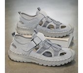 Sandalias de verano para hombre, zapatos casuales de cuero genuino para hombre, sandalias de cuero para hombre para exteriores, zapatos de playa para hombre, zapatos romanos para hombre 38