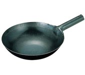 Olla wok de hierro martillado Yamada, 9,4 pulgadas (24 cm) (Espesor de la placa: 0,05 pulgadas (1