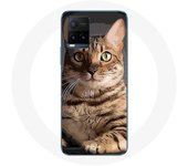 Coque pour Vivo Y21s 2021 / Y21 2021 Bengal Race de Chats