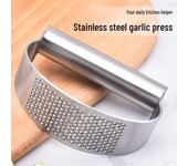 Prensa de ajo de acero inoxidable - Picadora y machacadora manual para cocinar