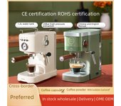 Máquina de cápsulas de café expreso Konka: Cafetera italiana semiautomática para el hogar