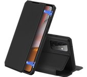 Funda protectora Dux Ducis Skin X Holster con solapa para Samsung Galaxy A72 4G, color negro