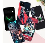Funda de TPU negra para teléfono TCL 20, 20L, 10 Lite, 10L PLUS, PRO, 20E, 20R, 20SE, 20XE, 205, 20B y 20Y, Valorant y GameS TCL 20 5G