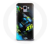 Coque pour Samsung Galaxy A8 2018 Valentino Rossi Pilote de course Moto GP