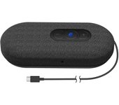Micrófono de conferencia USB portátil Altavoz incorporado Altavoz Hi-Fi de 360 grados Micrófono omnidireccional gris oscuro